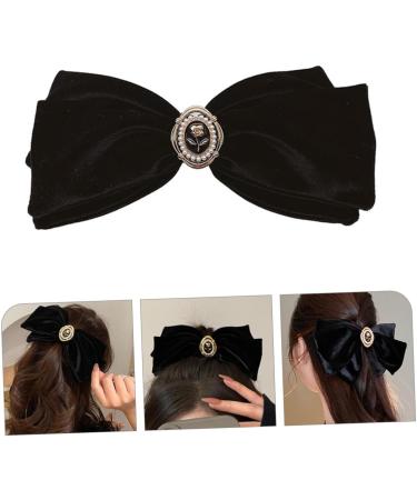 FRCOLOR Bowknot Pearl Hair Pearl Hair Barrettes Hairpins Hair for Women Hair Accessories for Women Barrettes for Women Hair Decoration Hair Pin Hair Clip Miss Cloth Big Hairpin The Flowers - Buy Online on GoSupps.com