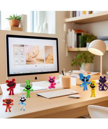 8PCS Smiling Mini Figures Smiling Cake Toppers Cake Decoration Mini Smiling Figures Set for Boys Girls Birthday Party Babay Showers Celebration Supplies - Buy Online on GoSupps.com