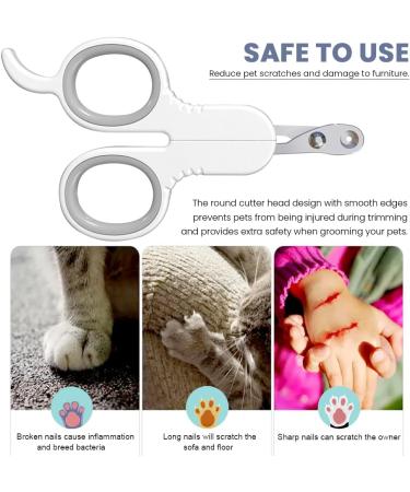 Otaive Claw Scissors for Cats & Dogs | Safety Stainless Steel Nail Clippers | Ideal for Puppies & Small Pets | Beginner-Friendly Pet Grooming Tools - Buy Online on GoSupps.com