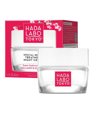 Hada Labo Tokyo Antiaging night cream hyaluronic acid for optimal skin regeneration from 40 years 50 ml