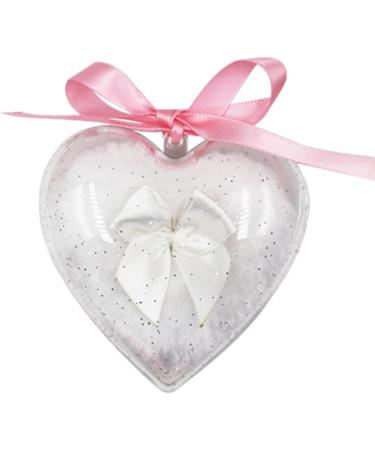 Uhngw Powder Puff for Body Heart Shape Powder Puff - Soft Long-haired Body Powder Puff Washable Powder Puff for Baby Body White - Buy Online on GoSupps.com