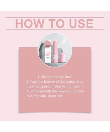  JIAOY Retinol and caffeine eye contour balm anti-aging cream for dark circles puffiness and wrinkles brightening and firming moisturizing treatment with vitamin E for women and men (1 piece) - Buy Online on GoSupps.com
