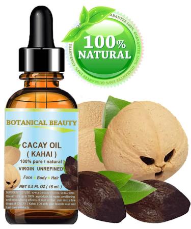 Organic Cacay Oil - 100% Pure, Unrefined & Wild-Grown Anti-Aging Face Oil with Natural Retinol - 15ml - Buy Online on GoSupps.com