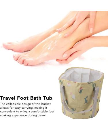 Bassin De Bain De Pieds Pliable Seau d'eau De Baignoire De Trempage De Pieds Portable Isol en PVC avec Poign e pour Les Voyages De Camping en Plein Air(Jaune) - Buy Online on GoSupps.com