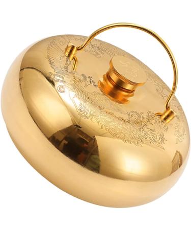 Amosfun Hand Warmer Soup - Small Heat Bottle & Hot Water Bag Brass & Copper Design Ideal for Bed & Travel International Shipping - Buy Online on GoSupps.com