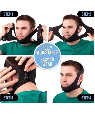 Airflow Jaw Strap by Veralabs - Best Anti Snoring Device for Sleep Apnea | Comfortable Chin Strap for Men & Women - Buy Online on GoSupps.com