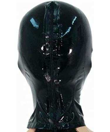 Latex Hood Grey Rubber Mask - Eye Honeycomb Opening & Mouth Guard | Large Size for International Shipping - Buy Online on GoSupps.com