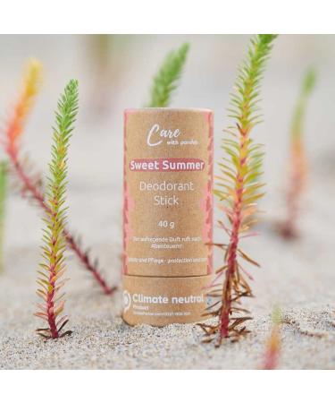Sweet Summer Deodorant Stick 40g 100% Natural & Plastic Free Solid Deodorant Pen Deodorant Pen Plastic Free Pen (Pack of 1) - Buy Online on GoSupps.com