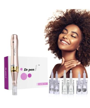 Dr. Pen Ultima M5 Professional Kit - Authentic Multi-function Wireless Derma Beauty Pen - Trusty Skin Care Tool Kit - 12pins (0.25mm) 2 + 36pins (0.25mm) 2 + Round Nano (0.25mm) x2 Cartridges