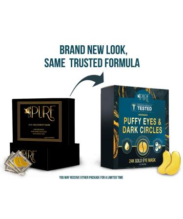 LA PURE 24K Gold Eye Treatment Masks - Revitalize & Brighten - 15 Pairs - Buy Online on GoSupps.com