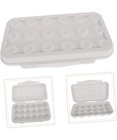 Zerodeko Egg Storage Box Drawers Food Tray Dispenser Egg Cartons Plastic Egg Holder Dog Duck Eggs re-usable - Buy Online on GoSupps.com