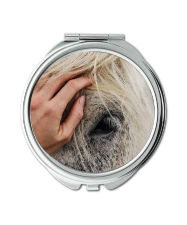 YENDOSTEEN Mirror Travel Mirror adorable affection animal pocket mirror portable mirror