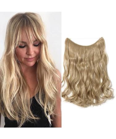 Silk-Co hair extension with rubber band adjustable secrets hair part synthetic extensions with cord invisible corrugated extensions for women ashblond 50cm 50 cm ashblond - Buy Online on GoSupps.com