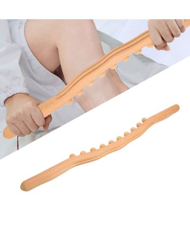 Wooden Gua Sha Massage tools wooden Schabestab massage tab with wave handle hand polished Gua SHA massage tab soft tissue myofascial release