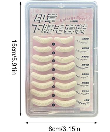 Eyelash Stamp Lower Lash Mascara Stamp Bottom Eyelash Makeup Applicator Eyelash Tool Convenient Long-Lasting Safe Lash Stamp Effort-Saving Quick Eyelash Stamp for Eye-Catching Makeup Set of 8 + Eyeliner Cushion Stamp - Buy Online on GoSupps.com