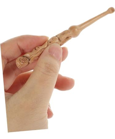 KAILIKETIY Peach Wood Carved Ear Scoop War Wax Removal Tool Earwax Cleaner for Ears - Buy Online on GoSupps.com