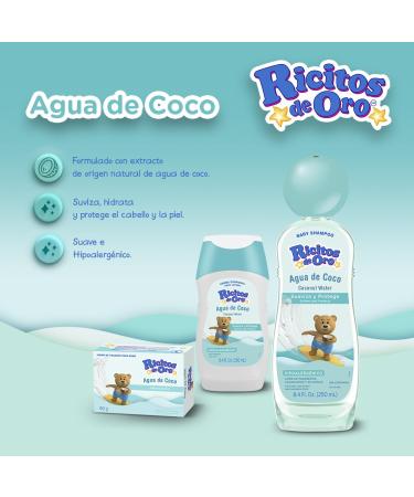 Ricitos de Oro Coconut Water Body Cream | Grisi 250ml | Hypoallergenic Baby Skin Moisturizer | Softens & Protects for Daily Use - Buy Online on GoSupps.com