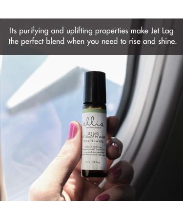 Ellia Essential Oil Roll-On | Jet Lag Blend| 10ml 100% Pure Therapeutic Grade Jet Lag 0.34 Fl Oz (Pack of 1) - Buy Online on GoSupps.com