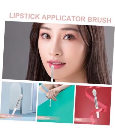minkissy 3 Sets Lip Gloss Brush Nose Cleaner Pad Lip Applicator Wands Makeup Lip Brush Silicone Lip Brush Face Tools Mini Lip Gloss Makeup Tool Silica Gel White Miss Lipstick Brush Make up - Buy Online on GoSupps.com