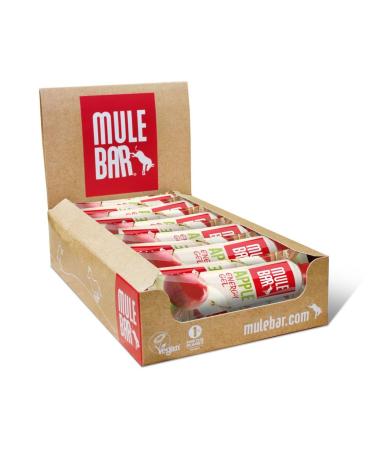 MULEBAR - Box of 24 Energy Gels - Apple - Vitamice C - Antioxidant - Immune System - 2IN1 - Pure or Diluted Gel - Easy to Digest - Gluten Free - 100% Natural and Vegan - 37gr