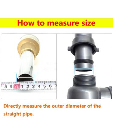 Buy Qrity 6-Piece Drain Pipe Seal Set - Rubber Wedge Seals & 32MM Sealing Rings | International Shipping Available - Buy Online on GoSupps.com
