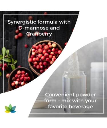 Synergy Holistics | UTI-Relief Synergy - UTI Supplement with D-Mannose & Cranberry - Easy To Mix Powder For Flexible Dosing - Helps Relieve Symptoms Associated with Urinary Tract Infections - 57.25 Grams - Buy Online on GoSupps.com