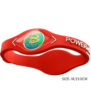 Power Balance Performance Wristband 3 Pack - Silicone Sports Bracelets for Men & Women - Waterproof & Durable - Size M+M+L - White, Red, Black - Buy Online on GoSupps.com