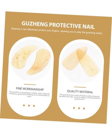 WOFASHPURET 8pcs Guzheng Nails Music Thumb Pick Mandolin Picks Celluloid Guitar Picks Acoustic Guitar Picks Acoustic Guitar Plectrums Horn Pick Thumb Picks Fingerstyle Horns Child Bass 2.5X1.2X0.1CM Light Yellow 03 - Buy Online on GoSupps.com