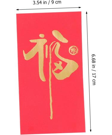 Didiseaon 150 Pcs Red Envelope Spring Festival Supplies Money Gift Envelopes 2023 Red Packet Chinese Envelope Money Packet Wedding Purse Red Purse Rabbit Year Supplies Lai Si Feng Universal As Shownx5pcs 17x9cmx5pcs - Buy Online on GoSupps.com