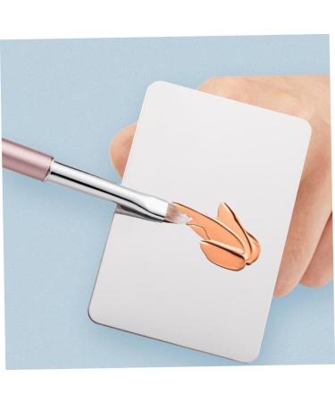 VILLCASE 3 Sets Ring Palette - Nail Art Display & Mixing Kit | Mini Stainless Steel Nail Accessories 7.6x5.1cm - Buy Online on GoSupps.com