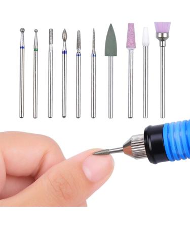 Pack of 10 Nail Cutter Bits Nail Cutter Attachments Nail Cutter Bit Cutter for Gel Nails Bits for Nail Cutter Nail Accessories Grinding Body Cuticle Manicure/Pedicure - Buy Online on GoSupps.com