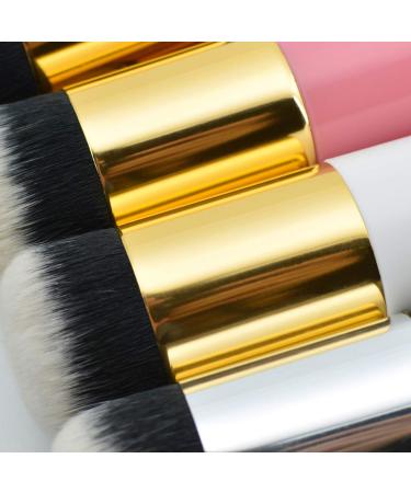RN BEAUTY 2 PCS Kabuki Brushes Set for Full Coverage Makeup Application - White - Buy Online on GoSupps.com