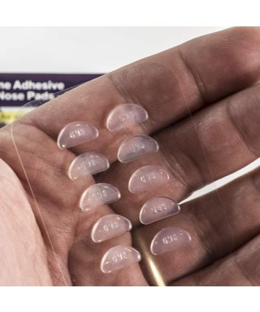 Kids Small Silicone Eyeglass Nose Pads - Anti Slip & Pressure Relief - 5 Pair Clear - GMS Optical - Buy Online on GoSupps.com