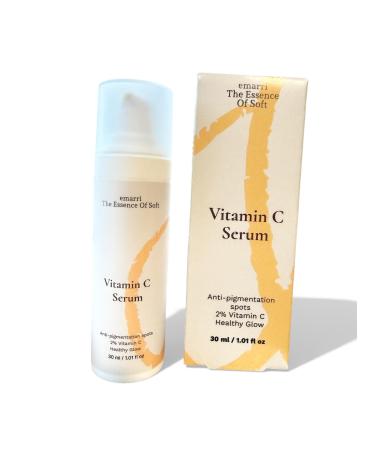 Emarri The Essence of Soft Vitamin C Serum Anti-Pigmentation Spots 2% Vitamin C Healthy Glow 30ml 1.01 fl oz