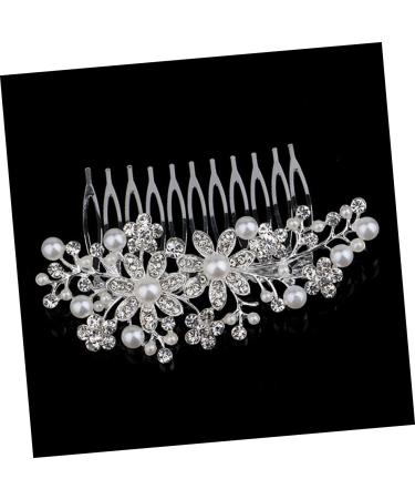 minkissy Barrettes for Women Pearl Hair Accessories Pearl Hair Clip Hair Jewels for Women Women's Hair Accessories Pearl Hair Pin Bridal Hair Clip Flower Hair Comb Pearlescent Blush Bride - Buy Online on GoSupps.com