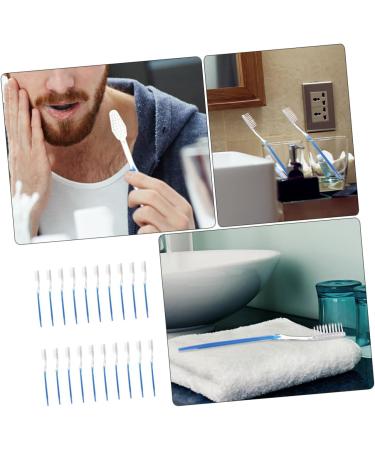 Gatuida 50-Pack Disposable Toothbrushes - Sensitive Bristle Tooth Cleaning Brushes with Travel Case | Portable & Comfortable for Travel - Buy Online on GoSupps.com