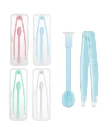 Ownfeel 4 Pack Contact Lens Remover and Inserter Tool for Soft Lenses Contact Lens Applicator with Tweezers Storage Case Contact Lens Handling Kit Suction Stick Handler with Soft Tip for Travelling
