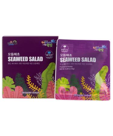 Segaero Susan Saweed Mix Salad 10 Set |Diversity of the sea with various seagestern garden |Perfect for creative kitchens and healthy mealsVegan nutrient -rich and sustainable
