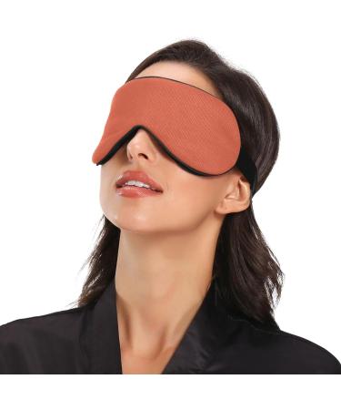 Haskirky Light Blocking Eye Mask Breathable and Adjustable Adult Men and Women Travel on Business Trips Yoga Meditation Light Smooth Comfortable Eye Mask Office Deep Sleep Goodies Pure Plain Brown - Buy Online on GoSupps.com
