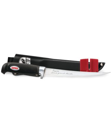 Rapala4 Soft Grip Fillet / Single Stage Sharpener / Sheath 9"