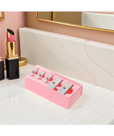 Ciieeo Lot de 2 Taille-crayons Cosm tiques 5 Trous Taille-crayon pour Eyeliner Pointe Longue avec Couvercle de Protection Format de Poche Couleur Rose Compatible Crayons - Buy Online on GoSupps.com