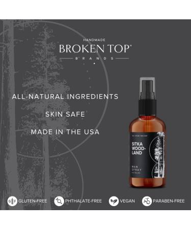 BROKEN TOP - 4oz Geotanical Body Spray (Sitka Woodland) - Buy Online on GoSupps.com