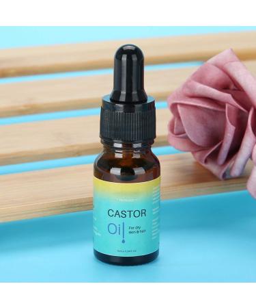 10ml Natural Castor Oil Hair Growth Serum - Essential Moisturizer for Eyebrow & Eyelash Nourishment | International Shipping - Buy Online on GoSupps.com