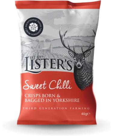 Listers Crisps Multipack Booster (12 x 40g) 12 Packs (Mixed Variety 2 of Each) - Buy Online on GoSupps.com