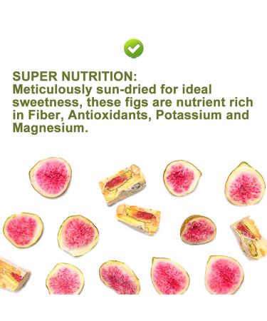 Organic Dried Smyrna Figs - Non-GMO No Added Sugar 45g - Premium Dried Fruits Gift - Buy Online on GoSupps.com