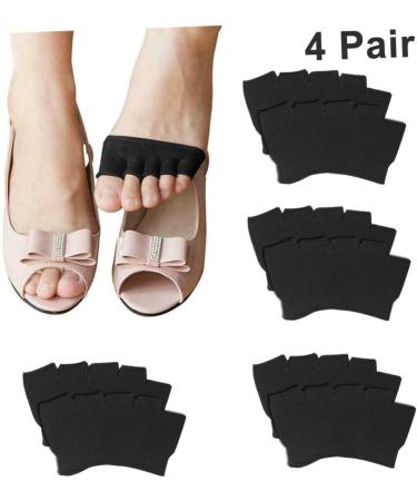 Holibanna 4 Pairs Open Toe Socks | Elegant Sandals & Forefoot Socks for Men - Comfortable & Stylish Slipper Socks for All Occasions - Buy Online on GoSupps.com