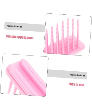 FRCOLOR Hair Salon Clip Salon Clips Nonslip Hair Clips Hair Styling Tools Haircut Clips Styling Hair Clips Hairdressing Hairpin Parting Comb Clips Grip Clips for Hair Sectioning Bill Clips 14.20X3.00X2.30CM Pink - Buy Online on GoSupps.com