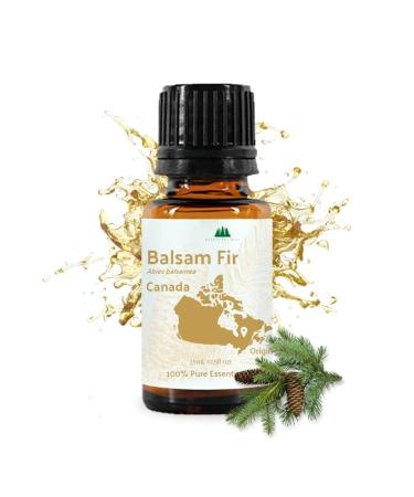 Balsam Fir Essential Oil (15ml) - Direct from Our Farm Partner in Canada - Essential Oils for Home, Humidifier, or Aromatherapy | Pure Therapeutic Grade Balsam Fir 0.5 Fl Oz (Pack of 1)