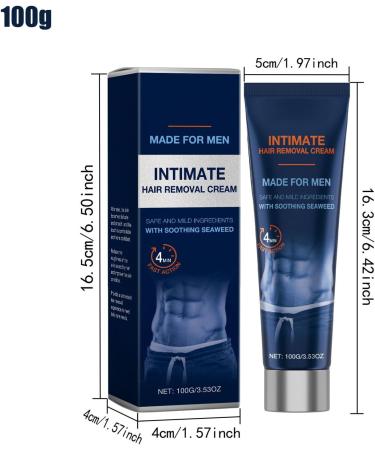  G n rique Body Hair Removal Cream 100g - Gentle and Moisturizing Hair Removal for Legs and Arms | Long-Lasting Care for Smooth Skin Hair Removal Cream for Women and Men | Quick Solution for Holidays Beach and Dates - Buy Online on GoSupps.com