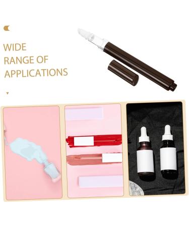 minkissy Lip Gloss Lip Gloss Pen Nail Polish Refillable Cuticle Oil Pen Polish Bottle with Brush Nail Oil Pen Brush Nail Salon Supplies Liquid Tubes Plastic Press Pen - Buy Online on GoSupps.com